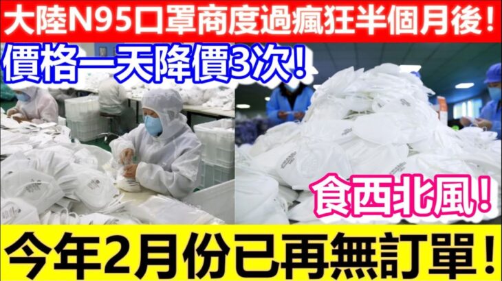 🔴大陸N95口罩商度過瘋狂半個月後！食西北風！價格一天降價3次！今年2月份已再無訂單！｜CC字幕｜日更頻道