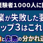 【調査結果】起業が失敗に終わる要因TOP３。市場にマッチするまで耐えて生き抜くのだ！