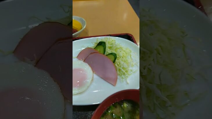 ビジネスホテルの和洋朝食