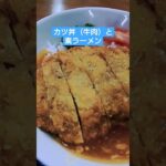 鳥取市　武蔵食堂　石塚さんの食レポを見てたら食べたくなった。美味しい　#武蔵食堂　#カツ丼　#素ラーメン