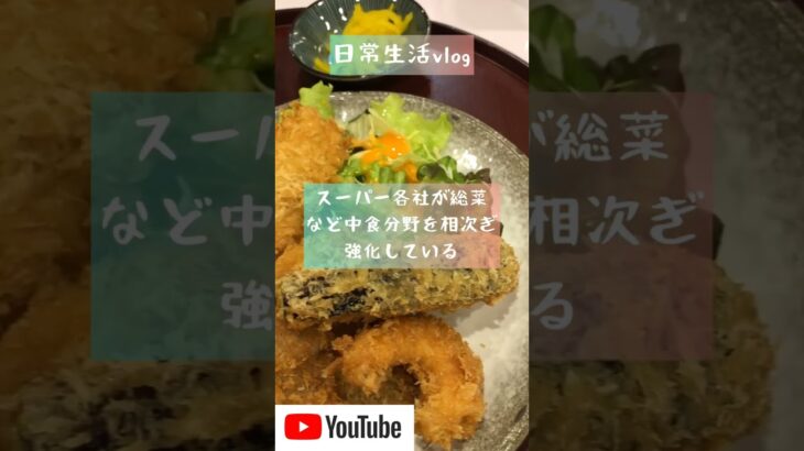 スーパー中食、多彩に#vlog vlog #vlogger #日常 #日常生活 #独身 #ニュース #時事問題 #経済 #経済対策 #就活生 #スーパーマーケット #スーパー#イオンリテール#イオン