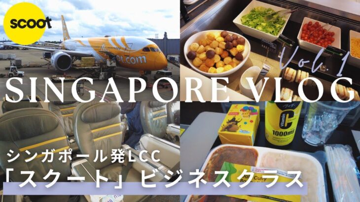 シンガポール旅行vlog vol.1 / スクート ビジネスクラス搭乗の感想・注意点 / 成田空港ANAラウンジ