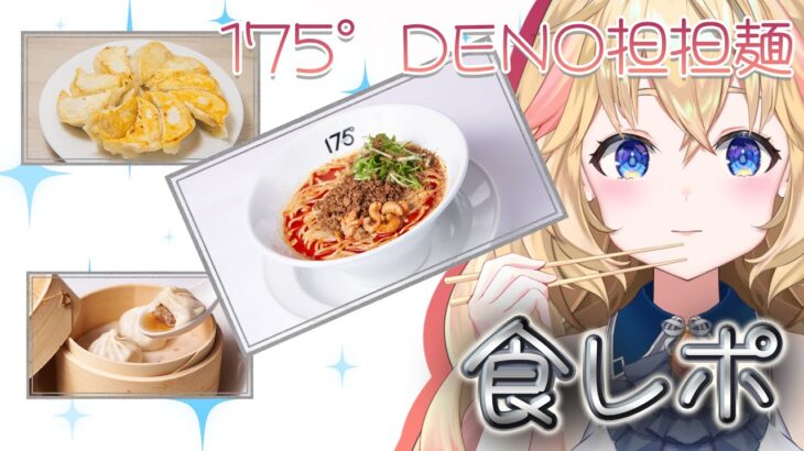 【食レポ】175°DENO担担麺の中華セットの食レポをするぞ！絶対うまい(確信)【JP Vtuber/ES/黒須ソフィア】