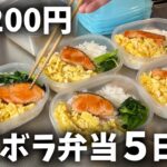 【１食200円】「鮭弁当」5日分作り置きして冷凍する休日