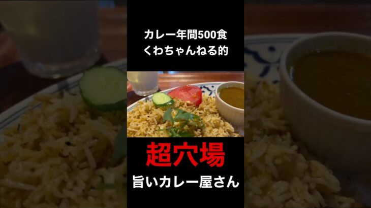 カレー年間500食が教える！超穴場の美味しいカレー屋さん😍✨#カレー#カレーライス#curry