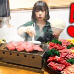 【大食い】巨大焼肉定食5kg制限時間50分で完食できるかチャレンジ【海老原まよい】