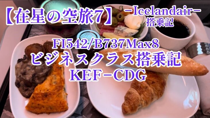 【在星の空旅7】−Icelandair ビジネスクラス搭乗記-、希少価値あり⁉️🤣なかなか乗らない航空会社の早朝便ビジネスクラスをご案内😊