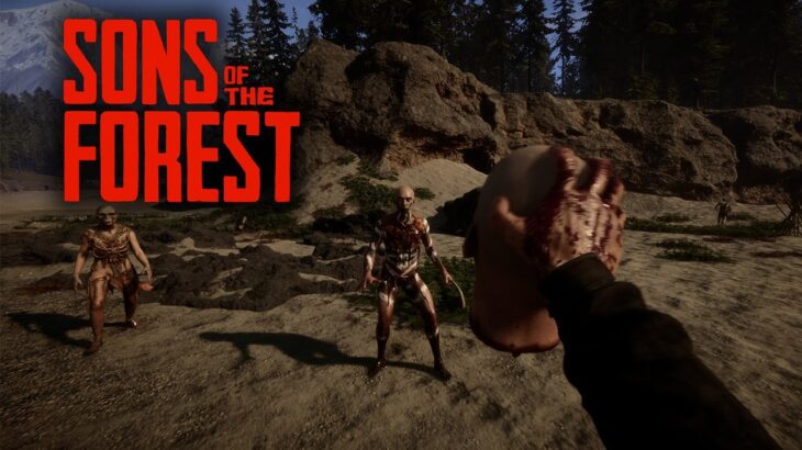 食人族の島で生き延びる  新作サバイバルFPS | Sons Of The Forest