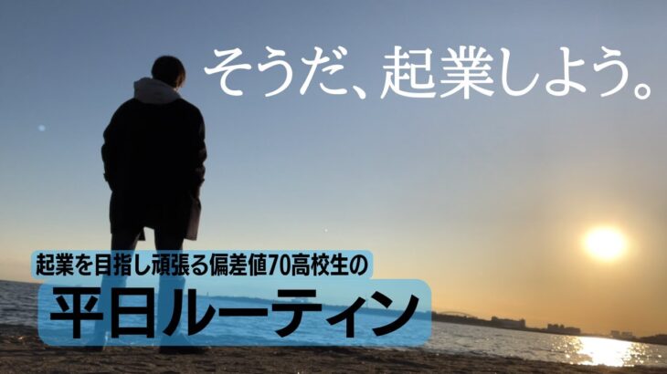 起業を目指し、膨大な作業をこなす不登校高校生の平日ルーティンVLOG【VLOG】【起業決心】