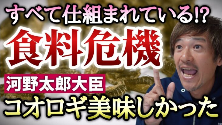 なぜコオロギ食が急激に広がっているのか？あの太郎さんもコオロギ試食「おいしかった」。今後の怖い流れとは？【心理カウンセラー則武謙太郎】