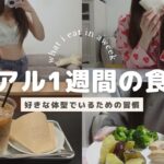 【1週間】細身を維持する私の普段の食生活#2 🍽【食事vlog】what i eat in a week