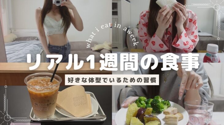 【1週間】細身を維持する私の普段の食生活#2 🍽【食事vlog】what i eat in a week