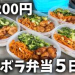 【１食200円】「からあげ弁当」5日分作り置きして冷凍する休日