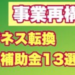 【2023】再構築・ビジネス転換に使える補助金13選（国・業種特化・全国都道府県・市区町村）