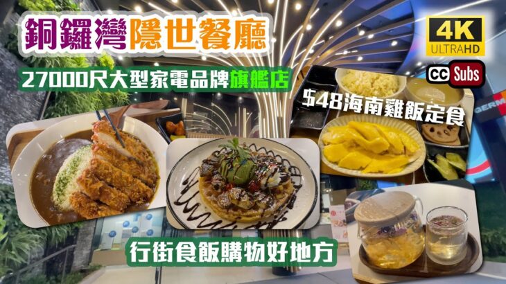 鬧市中隱世餐廳 | $48海南雞飯定食 | 27000尺大型家電品牌旗艦店 | 行街食飯購物好地方 | 附折扣優惠連結 | 銅鑼灣美食 | Causeway Bay | Cafe