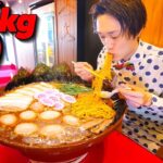 【大食い】京都にある昔ながらの中華そば6kgを制限時間30分で完食できるのか？【大胃王】