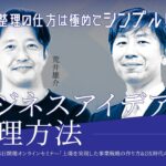 【ビジネスアイデアの整理方法】上場を実現した事業戦略の創り方 ＆ DX時代の戦略立案（切り抜き）