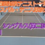 【テニス/tennis】東京実業団対抗テニストーナメント(ビジネスパル・東京大会) 4R シングルス/2023年3月5日