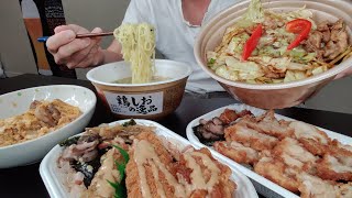 『爆食いほっかほっか亭』今日のストレスを一食で発散しようとする飯動画