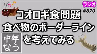 コオロギ食問題 昆虫食のボーダーラインを考えてみる【中年なう】