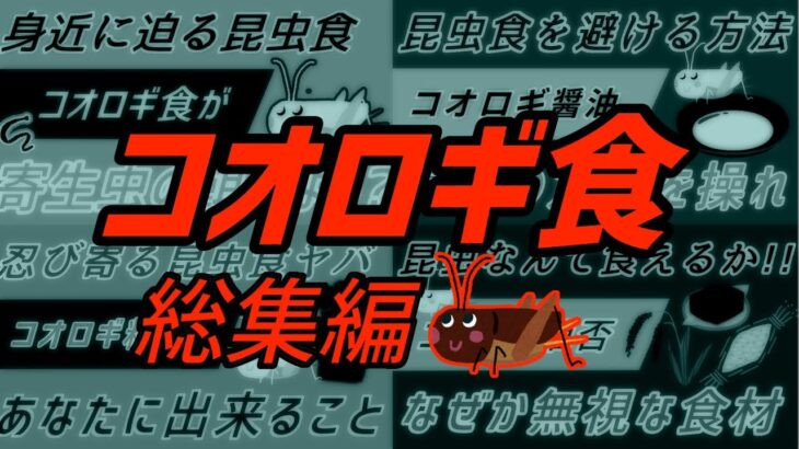 消される前に見て！昆虫食についての総集編