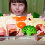 【大食い】[咀嚼音] チーズクリームパスタ10人前 [ASMR]