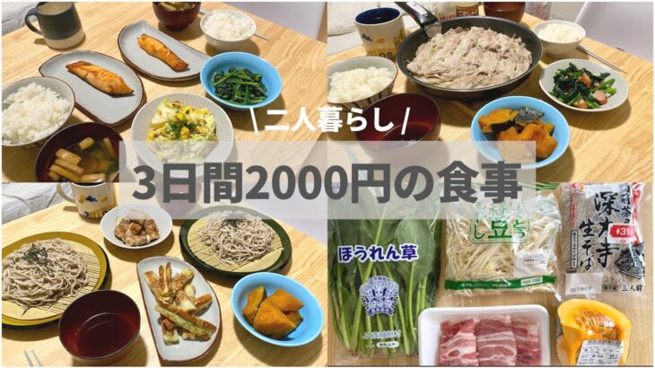 【1食350円】3日間2000円で作る二人暮らしの晩ごはん#7 | 節約レシピ