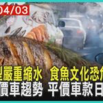 魚種體型嚴重縮水  食魚文化恐危在旦夕   選購高價車趨勢 平價車款日漸稀少| 十點不一樣 20230403@TVBSNEWS01