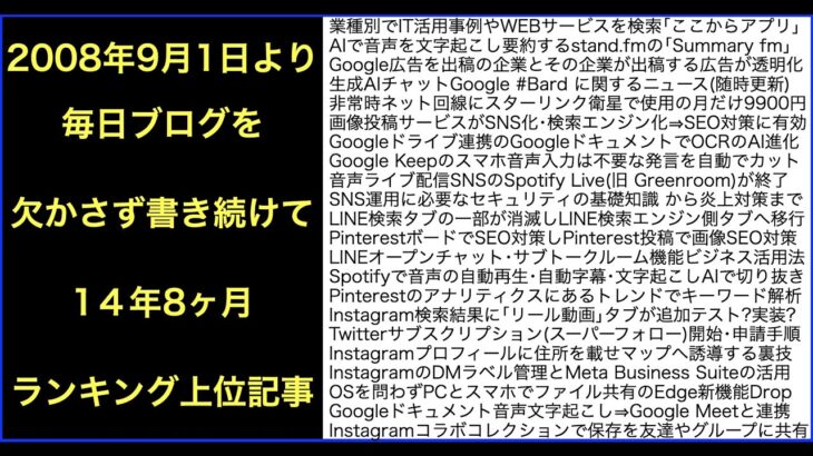 ネットビジネス･アナリスト2023年4月のブログいいね!分析