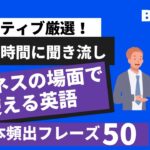 ビジネス英語｜実際に仕事で使う英会話50フレーズ 【リスニング聞き流し】