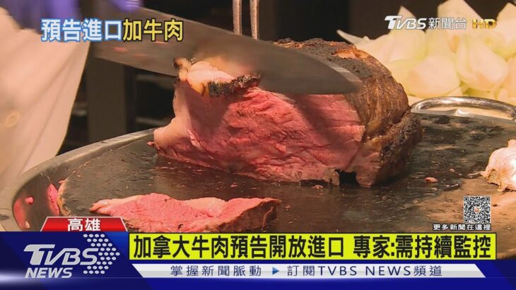 開放美牛後風險降 食藥署預告開放「加拿大全齡牛肉」｜TVBS新聞 @TVBSNEWS01