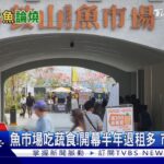 魚市場吃蔬食!開幕半年退租多 派對市集拚活絡｜TVBS新聞@TVBSNEWS01