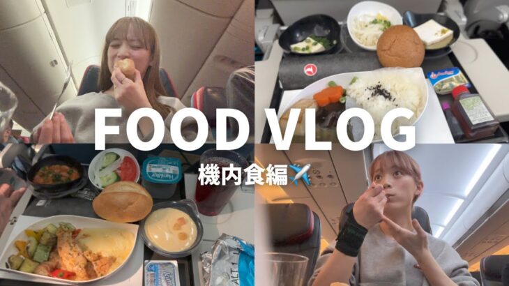 【食事VLOG】 機内食６食分の記録✈️　ターキッシュエアラインズ編