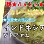 【食レポ】腹★ｄａｋｅ★専務のカレーは飲み物！～ワールド編～インドネシア・ソトアヤム（Vol.11）