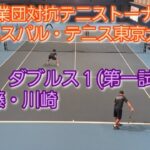 【テニス/tennis】東京実業団対抗テニストーナメント(ビジネスパル・東京大会) 4R ダブルス１/2023年3月5日