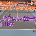 【テニス/tennis】東京実業団対抗テニストーナメント(ビジネスパル・東京大会) 4R ダブルス2/2023年3月5日