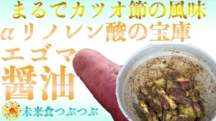 【未来食波動アップ手料理術】デトックスに効果抜群！なαリノレン酸をまるごと補給するエゴマを使った究極のサツマイモ料理　＃手料理　#砂糖ゼロ #未来食