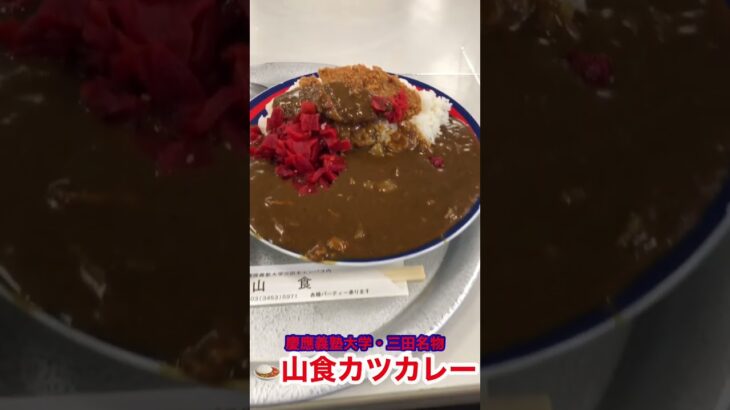 【東京新地図】三田名物・慶應義塾大学山食の🍛カレーがヤバい😆【港区】