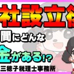 起業した方必見!?会社設立後の税金事情!?【税理士】#起業