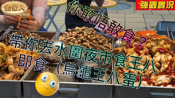 帶你去水圍夜市食王八（即食烏龜王八蛋）問你敢唔敢食？￼