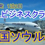 日本航空ビジネスクラスで韓国ソウル1泊2日で行って来た！