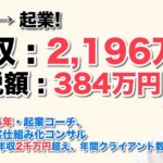 県庁退職後 →  起業！　初年度の年収：2,196万円   納税額： 384万円 ！　 ／  県職員34年・起業コーチ、Web集客仕組み化コンサル　米丸 剛