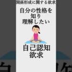 人間のいろんな欲求 【#24】#心理学 #欲求 #ビジネス #雑学 #まとめ