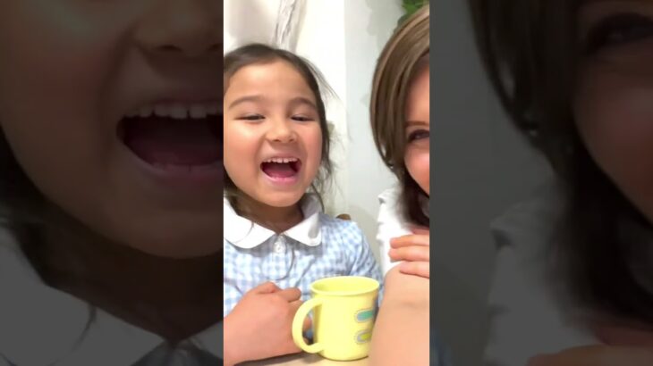 4歳児とビジネストーク😂Four-year old tries to pronounce mmhmm🤣 #mmhmm #shorts