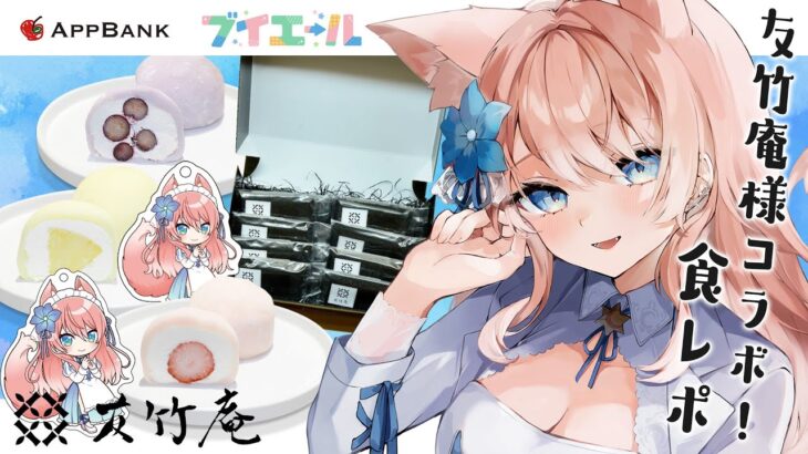 【 食レポ 】 友竹庵様コラボ商品を食べるよ！ 【 陽月るるふ / VTuber 】#るるふのお月見