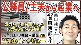 起業の学校 WILLFU 卒業生インタビュー 桑山純一さん（フリーペーパー事業・47歳・東京都在住）