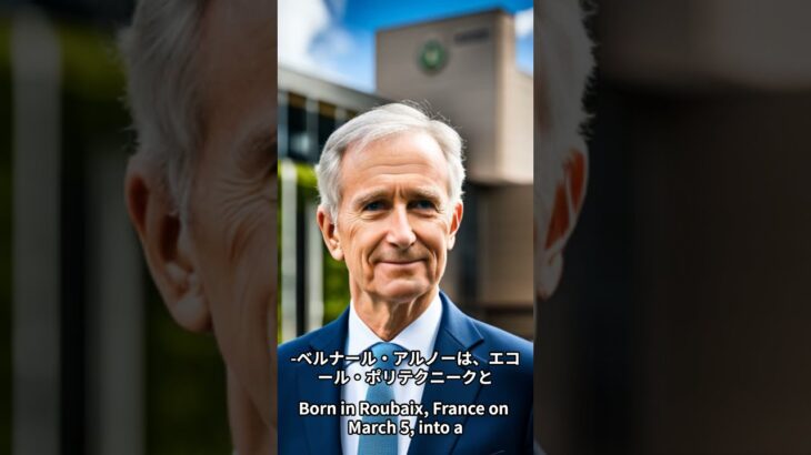 世界の教養〜education in the world〜　起業家編　#Bernard Arnault　#lvmh  #shorts