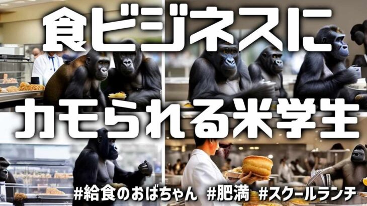 食ビジネスのカモにされている米国の学生ランチ事情、日本の給食のおばちゃんは偉大！　#食品業界の闇 #肥満大国アメリカ #スクールランチ