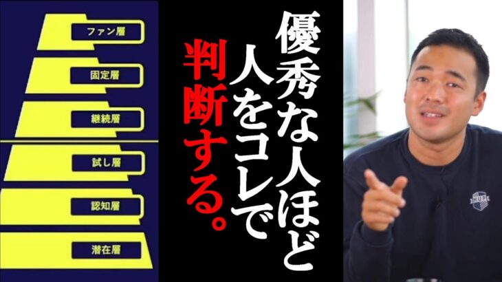 起業・副業で稼ぎたい人は必ずマスターしてください。デキる人間の周りにはデキる人間がいる理由がコレです。優秀な人ほどコレで人のレベルを図っています。【 竹花 貴騎 切り抜き 会社員 】