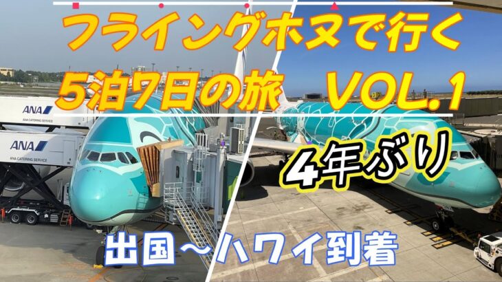 4年ぶり！　フライングホヌ　ビジネスクラスで行くハワイ　5泊7日の旅　vol.1